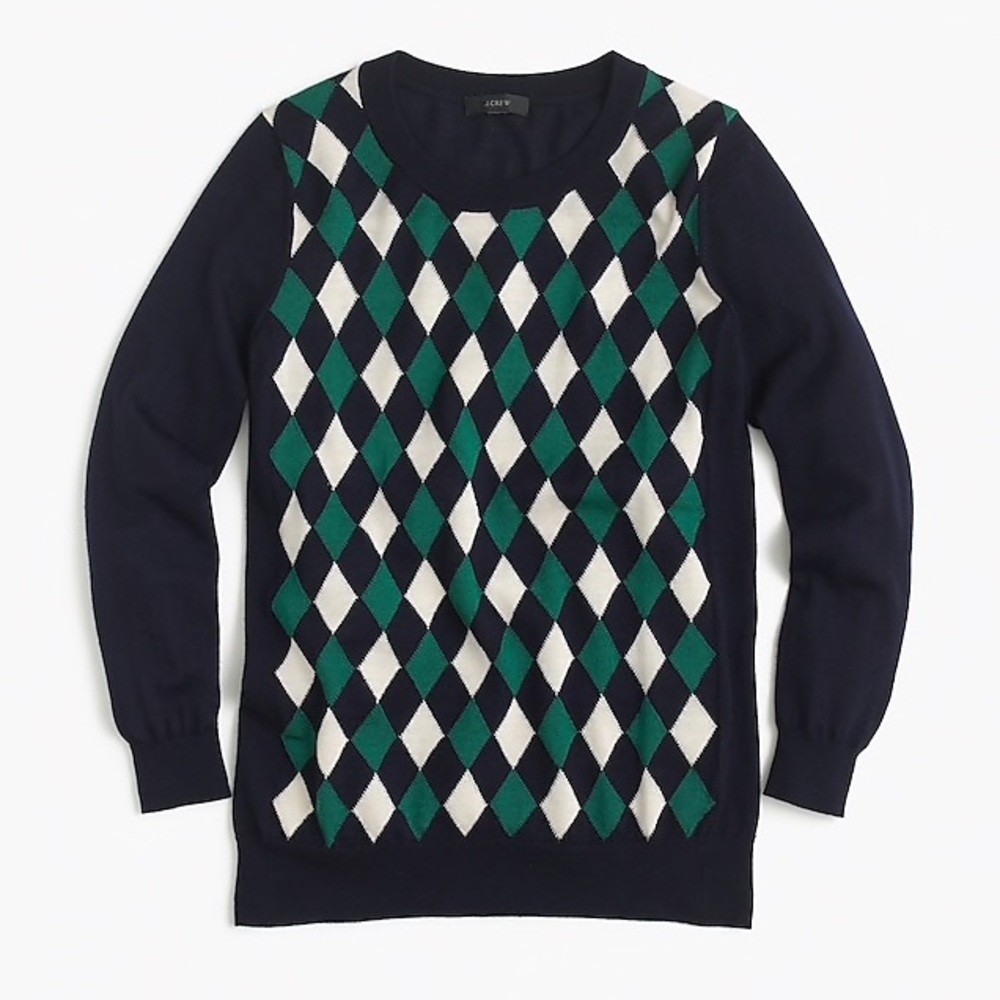 J. Crew Tippi Sweater in Argyle